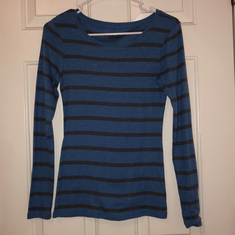 Striped long sleeve shirt